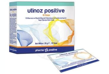 UTINOZ POSITIVE D-MANNOZ VE BUYUK MEYVELI VAKSINIYUM ICEREN SASE 10 saşe İlaç Görseli