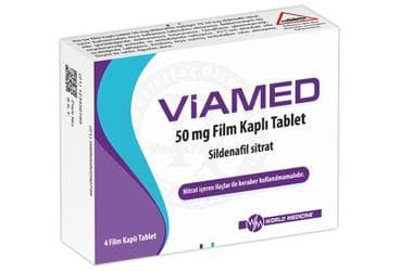 VIAMED 50 MG FILM KAPLI TABLET (4 TABLET) İlaç Görseli