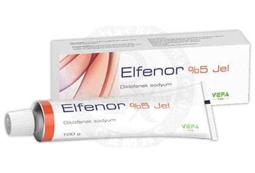ELFENOR %5 JEL (100 G) İlaç Görseli