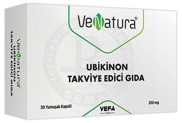 VENATURA UBIKINON KOENZIN Q10 TAKVIYE EDICI GIDA 30 kapsül İlaç Görseli