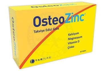 OSTEOZINC TABLET 30 tablet İlaç Görseli