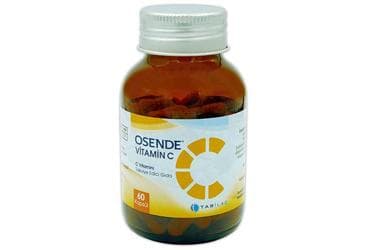 OSENDE VITAMIN C TAKVIYE EDICI GIDA 60 kapsül İlaç Görseli