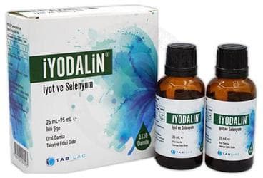 IYODALIN IYOT VE SELENYUM ICEREN TAKVIYE EDICI GIDA 2x25 ml şişe İlaç Görseli