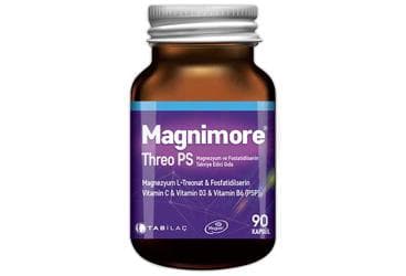 MAGNIMORE THREO PS MAGNEZYUM VE FOSFATIDILSERIN ICEREN TAKVIYE EDICI GIDA 90 kapsül İlaç Görseli