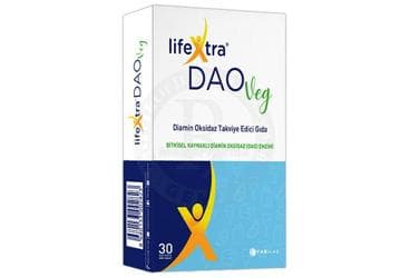 LIFEXTRA DAOVEG DIAMIN OKSIDAZ ICEREN TAKVIYE EDICI GIDA TABLET 30 tablet İlaç Görseli