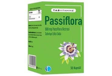 TABVITAMINS PASSIFLORA TAKVIYE EDICI GIDA KAPSUL 600 mg 30 kapsül İlaç Görseli