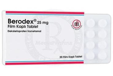 BERODEX 25 MG FİLM KAPLI TABLET (20 TABLET) İlaç Görseli