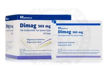 DIMAG 365 MG TEK KULLANIMLIK TOZ ICEREN 30 SASE İlaç Görseli