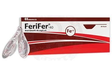 FERIFER-40 ORAL COZELTI 40 MG/5 ML 28 KASIK İlaç Görseli