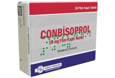 CONBİSOPROL 10 MG FİLM KAPLI TABLET (30 TABLET) İlaç Görseli