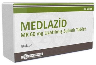 MEDLAZID MR 60 MG UZATILMIŞ SALIMLI TABLET (30 TABLET) İlaç Görseli