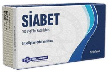 SIABET 100 MG FILM KAPLI TABLET (28 ADET) İlaç Görseli