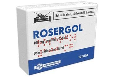 ROSERGOL 100 MG DAGILABILIR TABLET (10 TABLET) İlaç Görseli