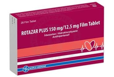 ROTAZAR PLUS 150MG/12.5MG FILM TABLET (28 TABLET) İlaç Görseli