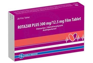 ROTAZAR PLUS 300MG/12.5MG FILM TABLET (28 TABLET) İlaç Görseli