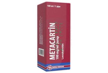 METACARTIN 100 MG/ML SURUP (100 ML) İlaç Görseli