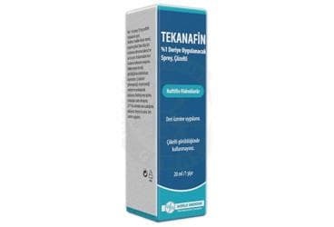 TEKANAFIN %1 DERIYE UYGULANACAK SPREY, COZELTI (20 ML) İlaç Görseli