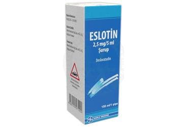 ESLOTIN 2.5 MG/5 ML SURUP (150 ML) İlaç Görseli
