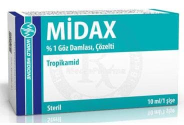 MIDAX %1 GOZ DAMLASI, COZELTI (10 ML) İlaç Görseli