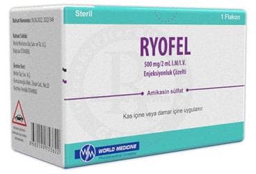 RYOFEL 500 MG/2 ML I.M./I.V. ENJEKSIYONLUK COZELTI (1 FLAKON) İlaç Görseli