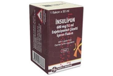 INSULIPON 600 MG/50 ML ENJEKSIYONLUK COZELTI ICEREN FLAKON (1 FLAKON) İlaç Görseli