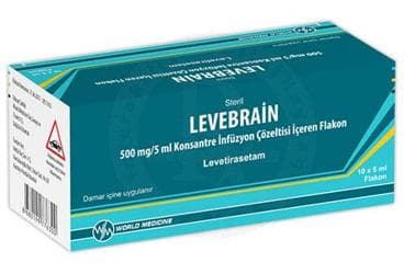 LEVEBRAIN 500 MG/5 ML KONSANTRE INFUZYON COZELTISI ICEREN FLAKON (10 FLAKON) İlaç Görseli