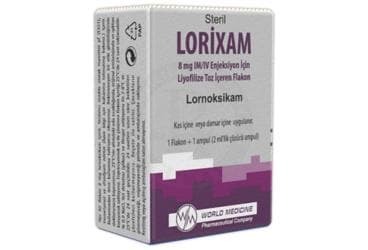LORIXAM 8 MG IM/IV ENJEKSIYONLUK COZELTI HAZIRLAMAK ICIN LIYOFILIZE TOZ VE COZUCU (1 FLAKON) İlaç Görseli