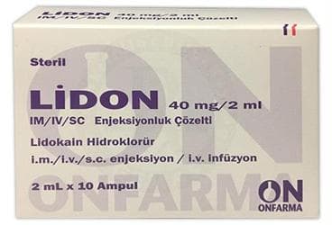 LIDON 40 MG / 2 ML IM/IV/SC ENJEKSIYONLUK COZELTI ( 10 AMPUL ) İlaç Görseli