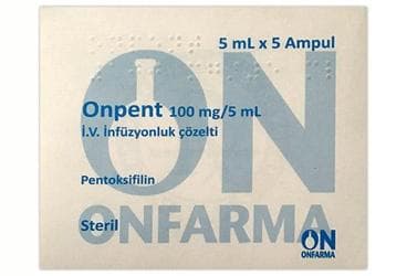 ONPENT 100 MG/5 ML IV INFUZYONLUK COZELT İlaç Görseli