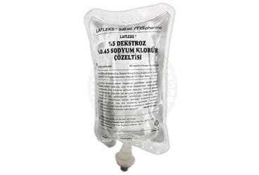 LAFLEKS %5 DEKSTROZ %0,45 SODYUM KLORUR COZ.  500 ML SETLI İlaç Görseli