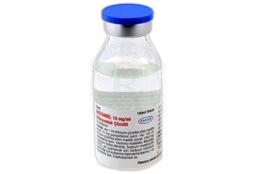 RASTAMOL 10 MG/ML INFUZYONLUK COZELTI (12 FLAKON) İlaç Görseli