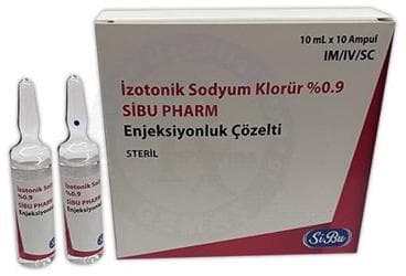 LAURUS %0,9 IZOTONIK SODYUM KLORUR COZELTISI ICEREN 10 AMPUL İlaç Görseli