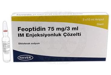 FEOPTIDIN 75 MG / 3 ML IM ENJEKSIYONLUK COZELTI (10 ADET) İlaç Görseli