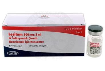 LESITAM 500 MG/ 5 ML INFUZYONLUK COZELTI HAZIRLAMAK ICIN KONSANTRE 10 FLAKON İlaç Görseli