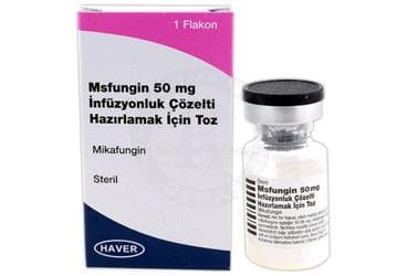 MSFUNGIN 50 MG INFUZYONLUK COZELTI HAZIRLAMAK ICIN TOZ İlaç Görseli