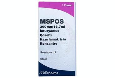 MSPOS 300 MG/16.7 ML I.V. INFUZYONLUK COZELTI HAZIRLAMAK ICIN KONSANTRE İlaç Görseli