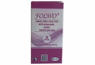 FOLWO FOLIK ASIT KAPSUL 30 kapsül İlaç Görseli