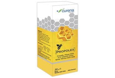 CURENA PROPOLEX PROPOLIS, MEYAN KOKU VE C VITAMINI ICEREN SPREY TAKVIYE EDICI GIDA 20 ml şişe İlaç Görseli