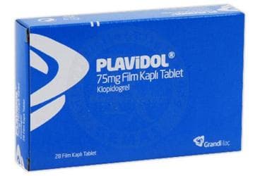 PLAVIDOL 75 MG 28 FILM KAPLI TABLET İlaç Görseli