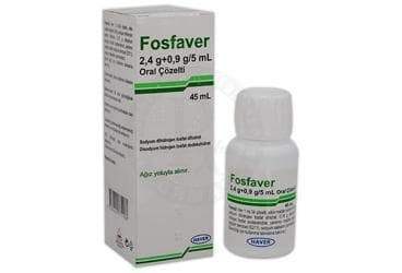 FOSFAVER 2,4 G + 0,9 G/ 5 ML ORAL COZELTI İlaç Görseli