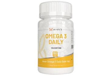 HAVER OMEGA 3 DAILY BALIK YAGI ICEREN TAKVIYE EDICI GIDA 60 kapsül İlaç Görseli