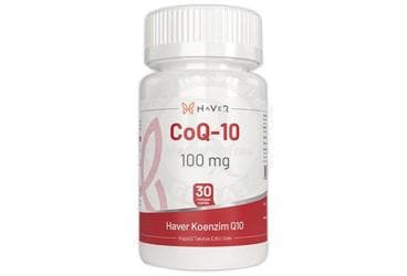 HAVER KOENZIM Q10 ICEREN TAKVIYE EDICI GIDA 30 kapsül İlaç Görseli