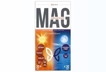 HAVER MAG ADVANCED MAGNEZYUM ICEREN TAKVIYE EDICI GIDA TABLET 60 tablet İlaç Görseli
