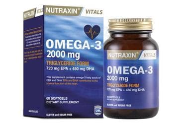 NUTRAXIN OMEGA-3 YUMUSAK KAPSUL 2000 mg 60 kapsül İlaç Görseli