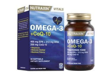 NUTRAXIN OMEGA 3+COQ-10 YUMUSAK KAPSUL 60 kapsül İlaç Görseli