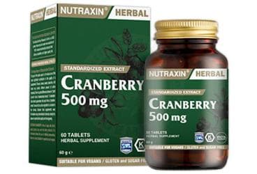 NUTRAXIN CRANBERRY TABLET 500 mg 60 tablet İlaç Görseli