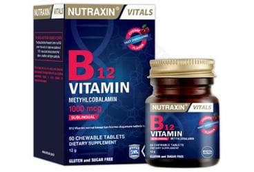 NUTRAXIN B12 VITAMINI DILALTI TABLET 60 tablet İlaç Görseli
