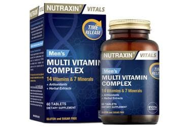 NUTRAXIN FOR MEN MULTIVITAMIN&MINERAL COMPLEX TAKVIYE EDICI GIDA 60 tablet İlaç Görseli