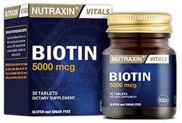 NUTRAXIN BIOTIN TABLET 30 tablet İlaç Görseli