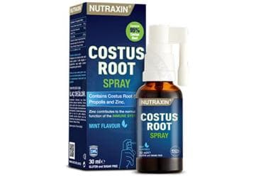 NUTRAXIN COSTUS ROOT, PROPOLIS VE CINKO ICEREN NANE AROMALI SPREY 30 ml şişe İlaç Görseli